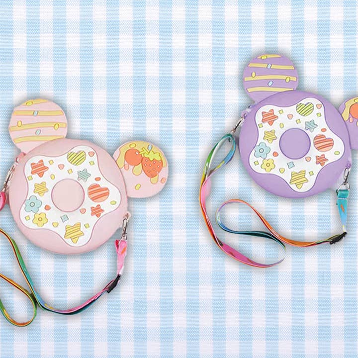 Bewaltz - Wholesale Crossbody Bag - Women's - Donut Mouse Ear Crossbody- Pink1