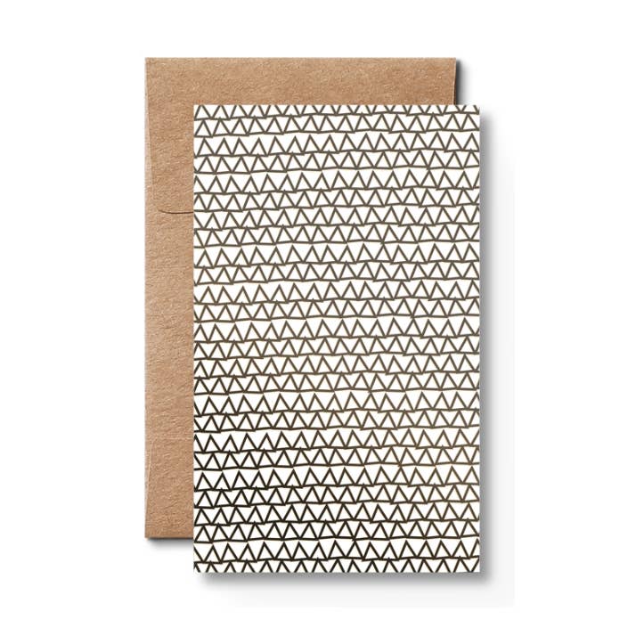 Shaking Through Black Foil, Gift Tag for wholesale by Karte Design Berlin