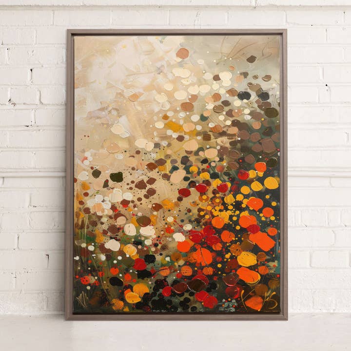 Oleka Canvas - Wholesale Painting/Drawing - EARTH & FIRE, Oeuvre sur toile étiré