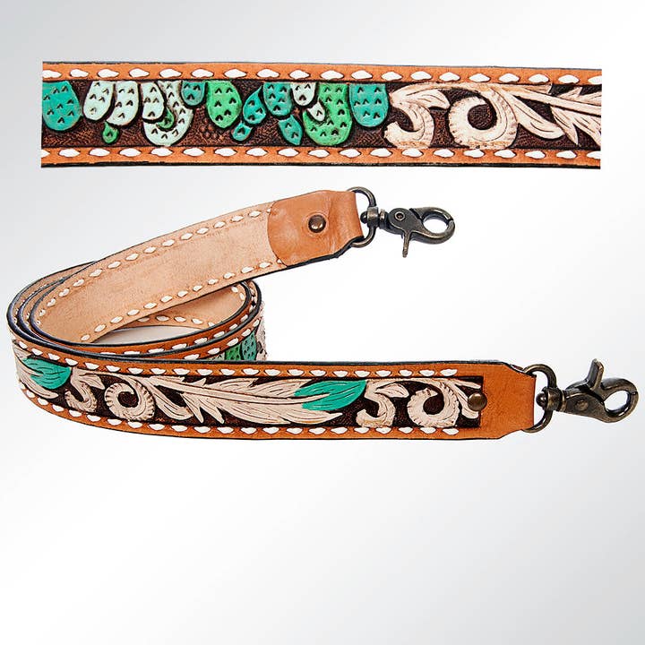 ADSTF140 Ægte Læder Crossbody Håndtag Strop Til Tasker for engroshandel hos LS Western