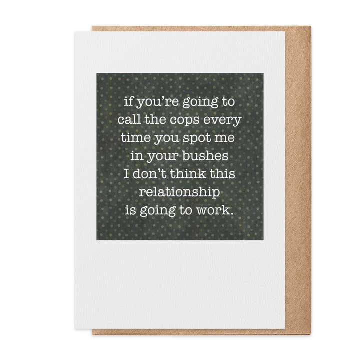 Call the Cops - Greeting Card for wholesale by Paisley & Parsley