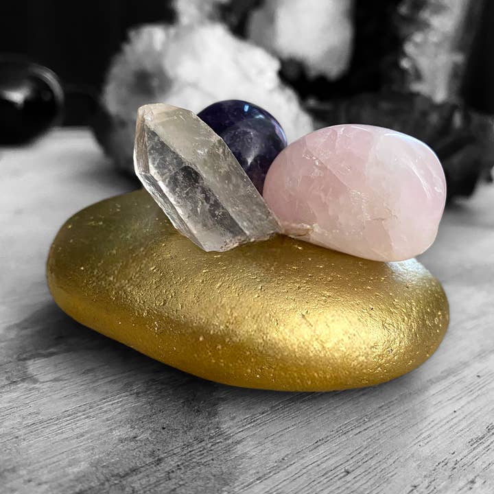 Triângulo Dourado 2 | Pedras Zen por atacado de BraShiDa