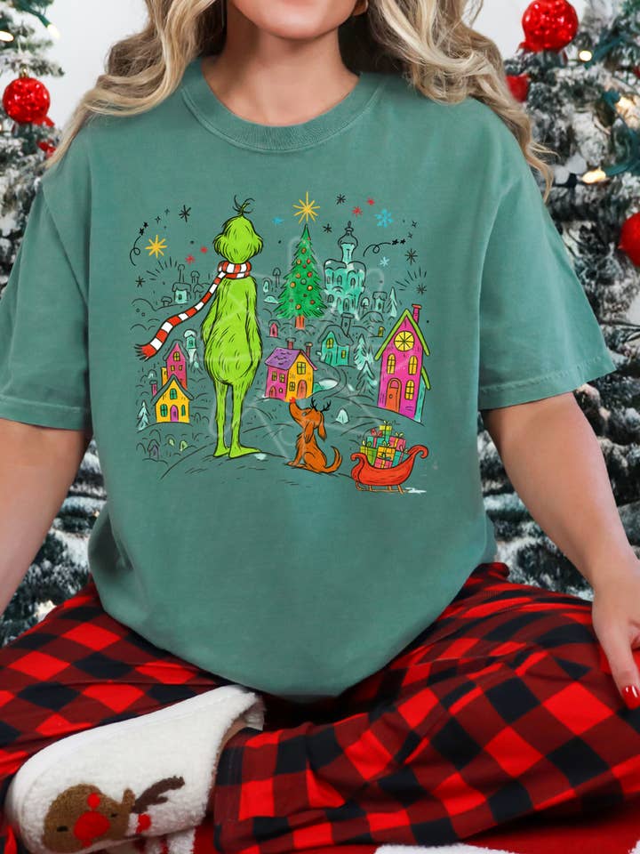 Gambi's Tees - Wholesale T-Shirt (Graphic) - Women's - Holiday Village Tee