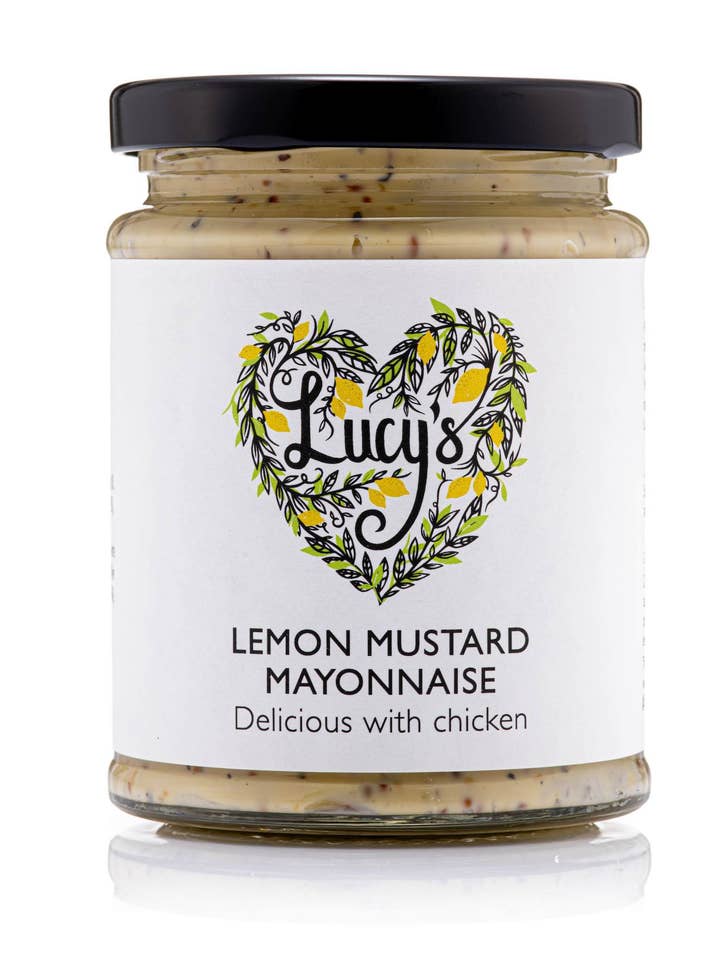 Lemon Mustard Mayonnaise for wholesale by Lucy's Dressings