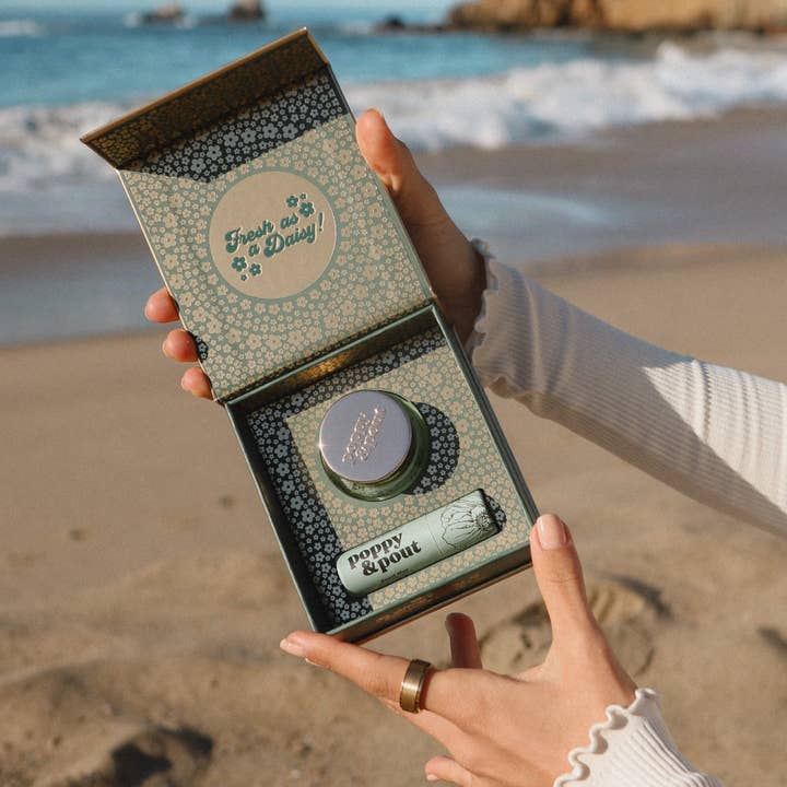 Poppy & Pout - Wholesale Lip balm set - Lip Care Duo, Sweet Mint1