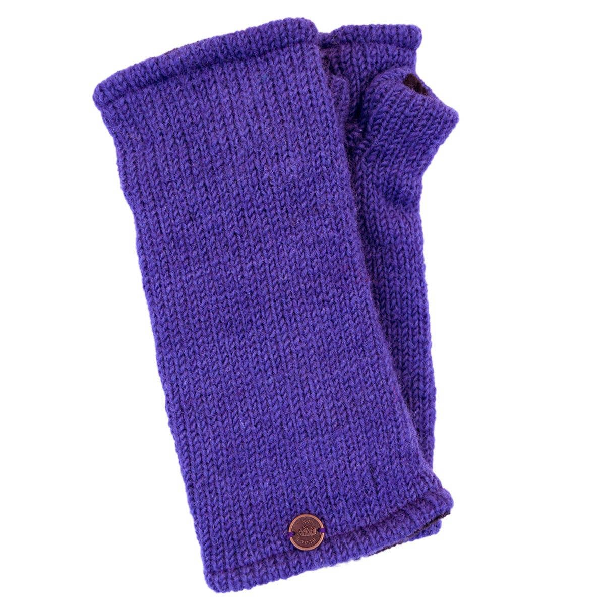 Black Yak Ltd - Wholesale Gloves - Unisex - Plain Wristwarmers - Knitted Pure Wool - Fair Trade5
