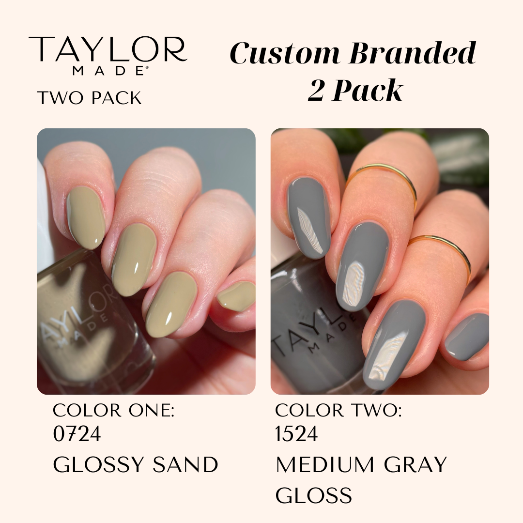 Taylor Made Polish – wholesale Nail polish – Custom Nail Polish: 2 Pack Long-wearing + Vegan + Non-toxic112