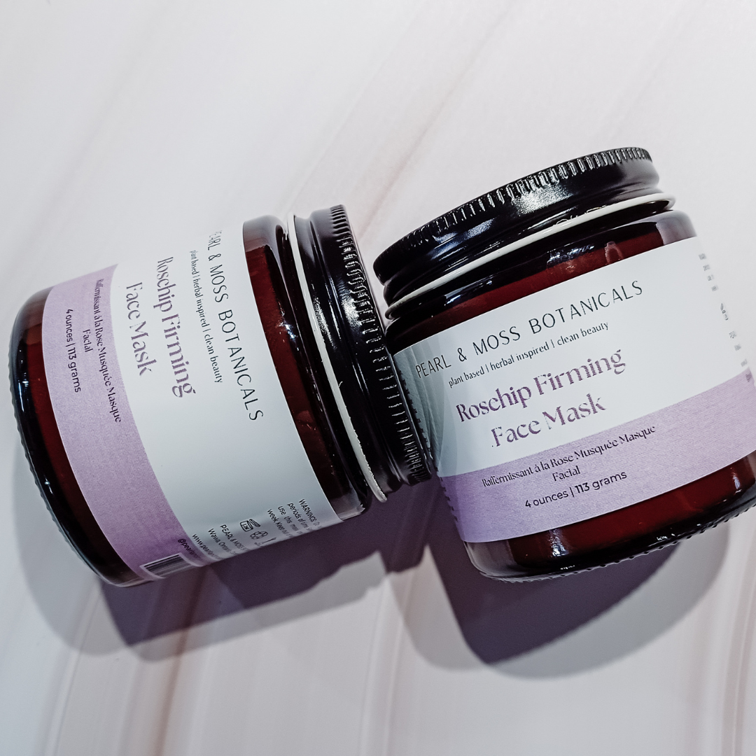 Pearl & Moss Botanicals Inc. - Wholesale Skincare Face Mask - Rosehip Firming Face Mask5