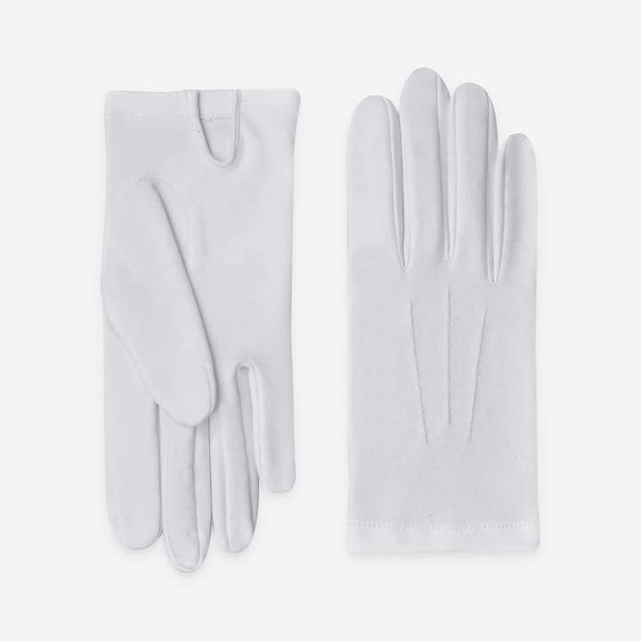 Men's 100% cotton gloves. for wholesale by Glove Story