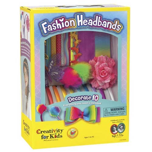 Creativity for Kids Fashion Headbands Craft Kit for wholesale by West Design Products
