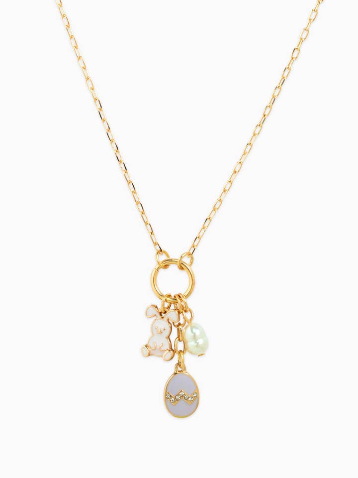 Easter Bunny & Egg 3-Charm Necklace for wholesale by Sessori