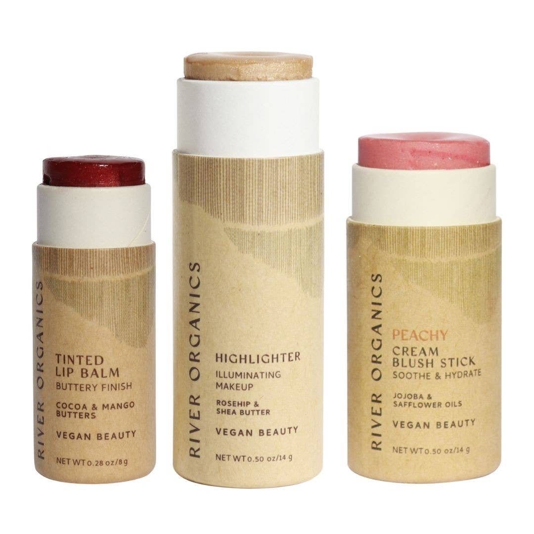 River Organics - Wholesale Lip Balm Set - Lip + Highlighter + Blush Set (Mix & Match)39