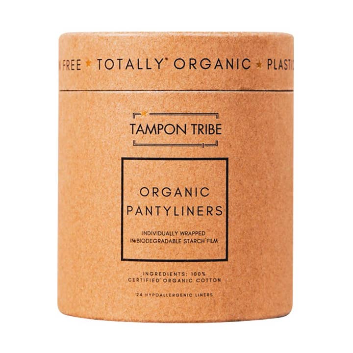 Organic Pantyliners - 24 Ultrathin for wholesale by Tampon Tribe