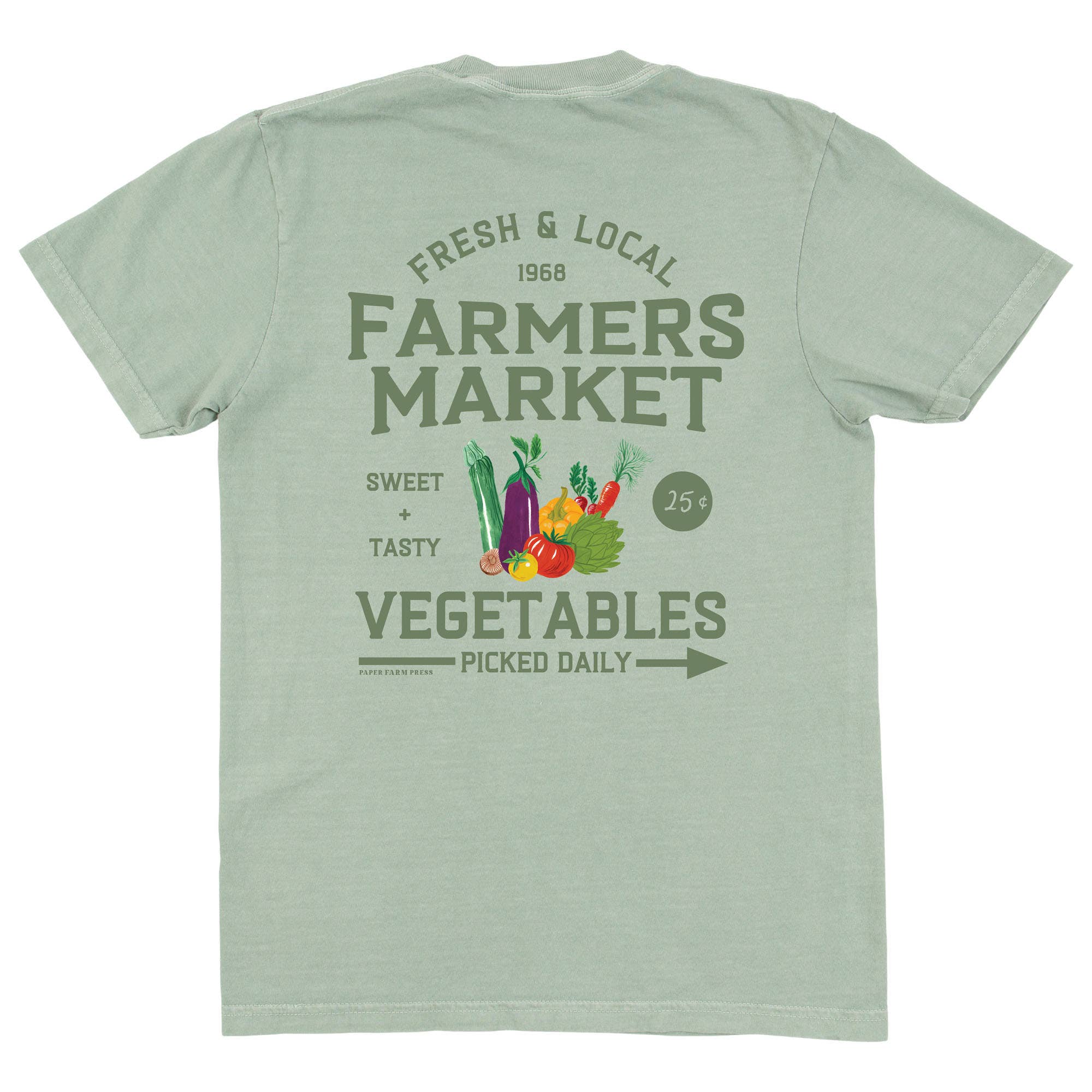 Paper Farm Press - Wholesale T-Shirt (Graphic) - Women's - Farmers Market Tee - Bay4