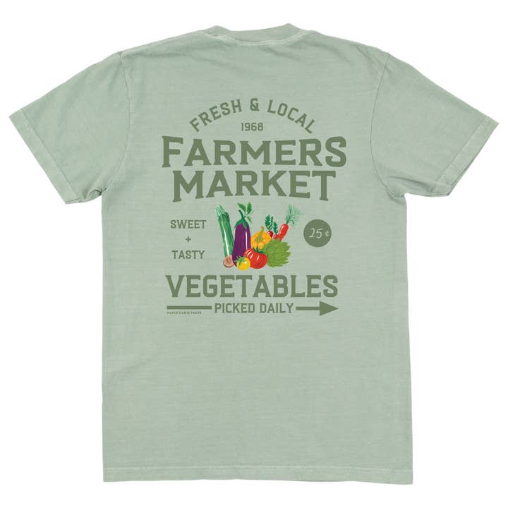 Paper Farm Press - Wholesale T-Shirt (Graphic) - Women's - Farmers Market Tee - Bay4