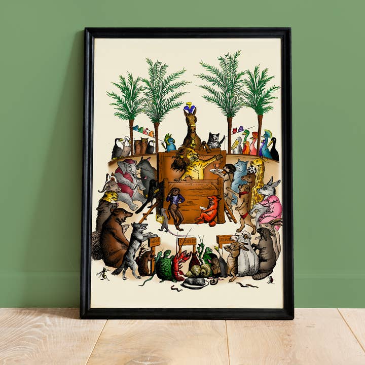 Animal Speech Display - The Anthropomorphs for wholesale by Colette de B.