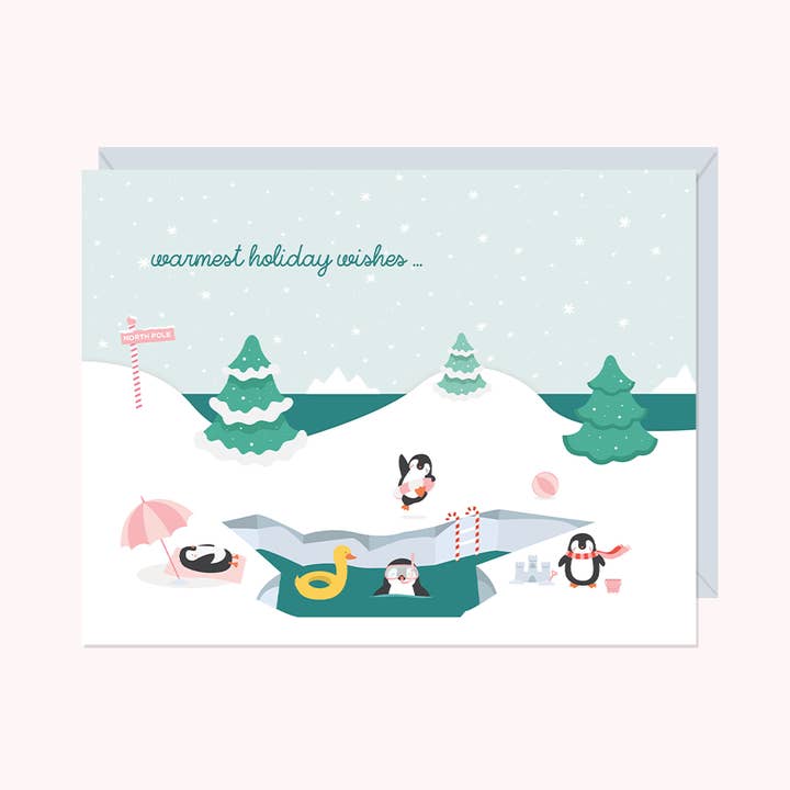 Warmest Holiday Wishes | Biglietto di auguri per la vendita all'ingrosso da parte di Paper Hearts™