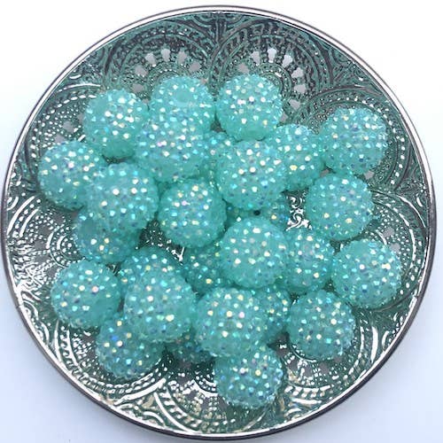 Kids and Crea – wholesale Pärlor – 20 mm päronfärgad fasetterad strasspärla1