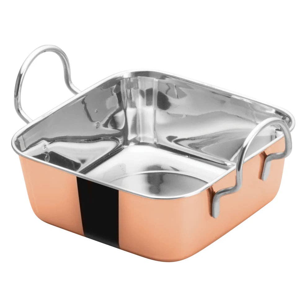 EcoQuality – wholesale Baking dish – DDSB-101S to 204C 4-1/2" to 5-3/4"x 3-3/4" Copper Plated Mini Roasting Pan2