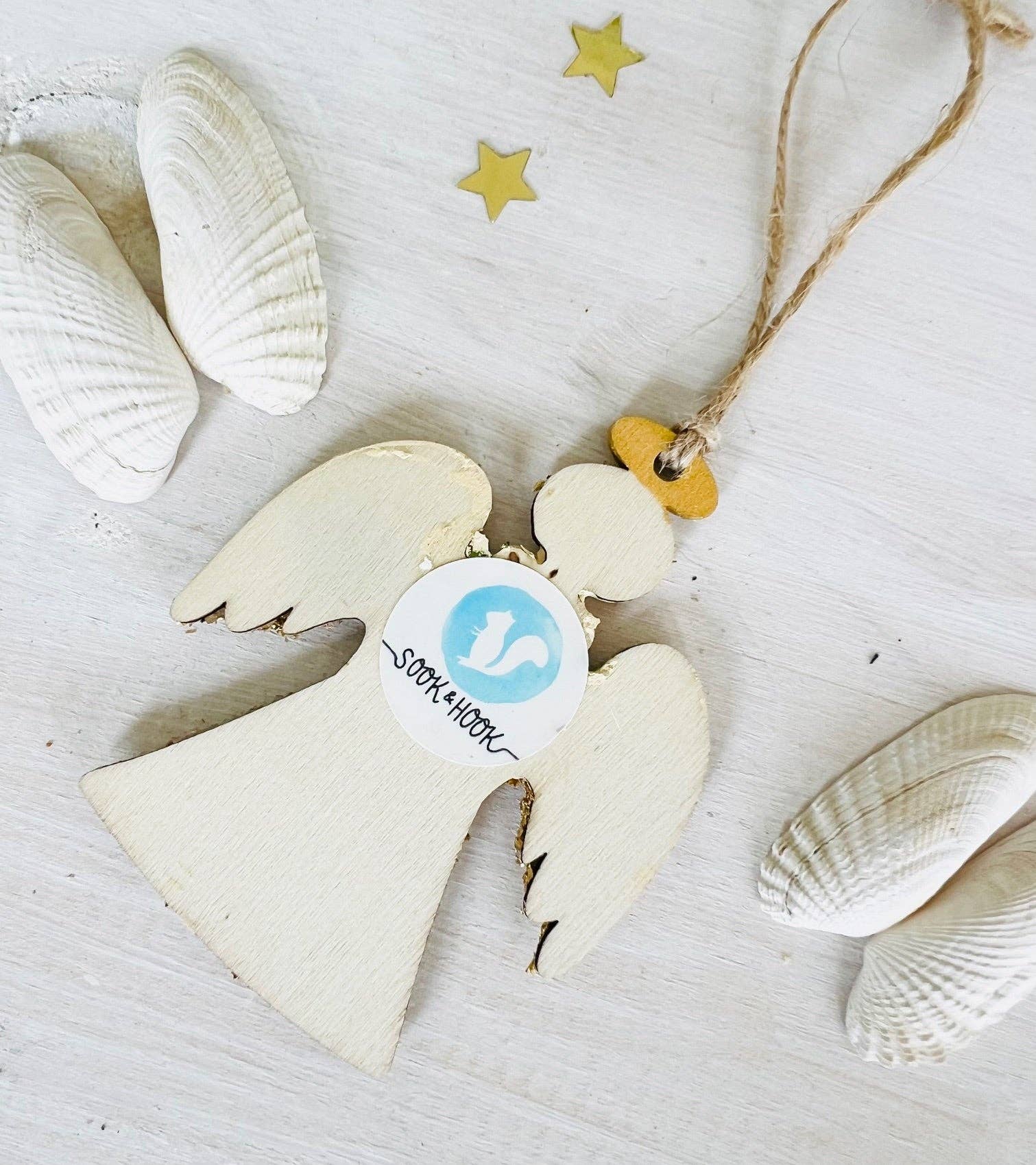 Sook & Hook - Wholesale Ornament - Sand Angel Christmas Ornament5