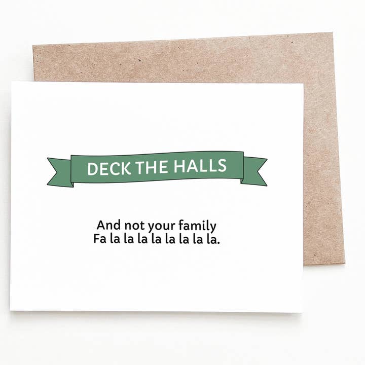 Family Christmas Card for wholesale by Nine Two Design