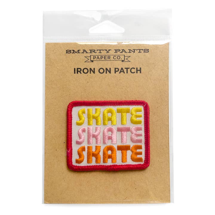 Smarty Pants Paper - Wholesale Patch - Skate Skate Skate Patch