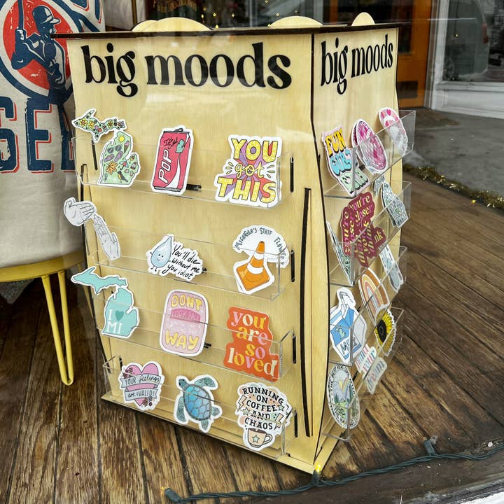 Big Moods - Wholesale Sticker - Display And 100 Best-Selling Stickers - 20% sticker discount