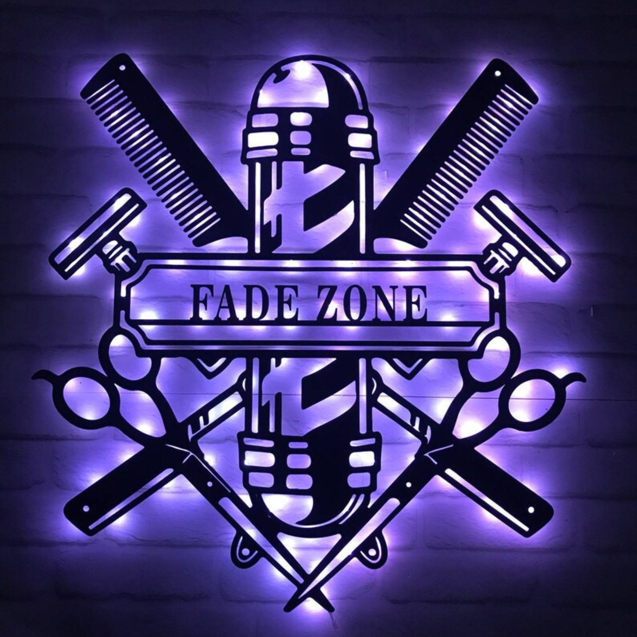 Glow Neon - Wholesale Neon Sign - Personalized Barber Shop Name Metal Sign6
