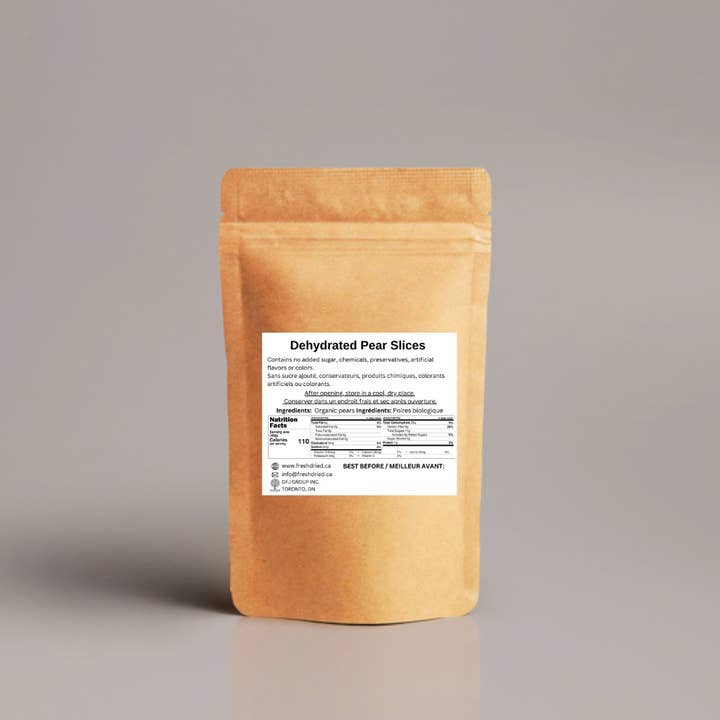 FreshDried - Wholesale Dried/Dehydrated Fruit - Dried Pear Slices - organic