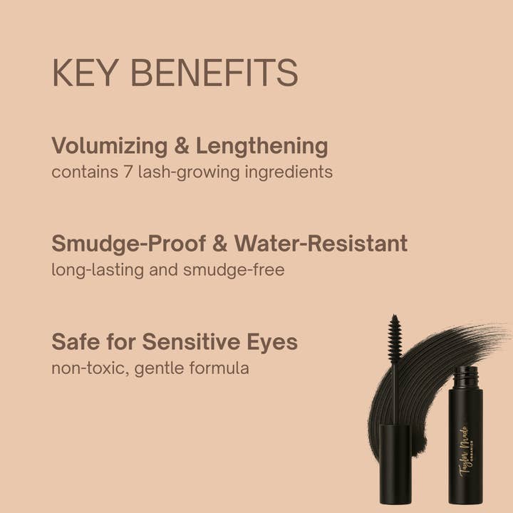 Taylor Made Organics - Wholesale Mascara - Mascara | Clean Beauty – Volumizing, Lengthening & Non-Toxic4