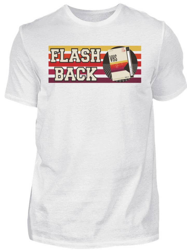 Flashback -VHS D6 - Camiseta de homem por atacado de The Lord of the Kleingarten