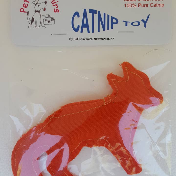 Pet Souvenirs - Wholesale Pet Toy - Cat - Orange Catnip Fox