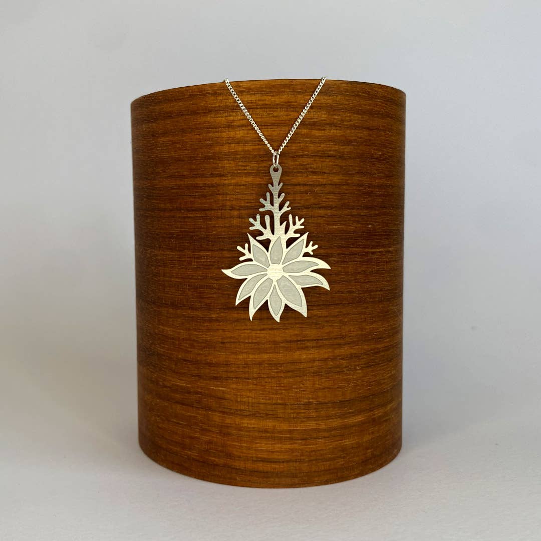 Go Do Good - Wholesale Individual charm/pendant - Flannel Flower Pendant Necklace