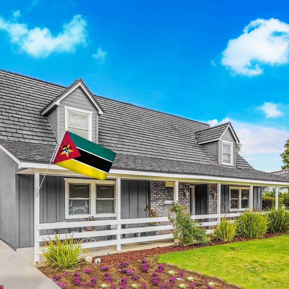 Flags Importer - Wholesale Flag - Mozambique Flag 3x5ft Poly2