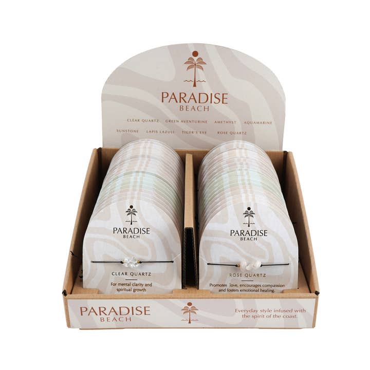 Paradise Beach 8 Asst Crystal Bracelets for wholesale by CGB Giftware