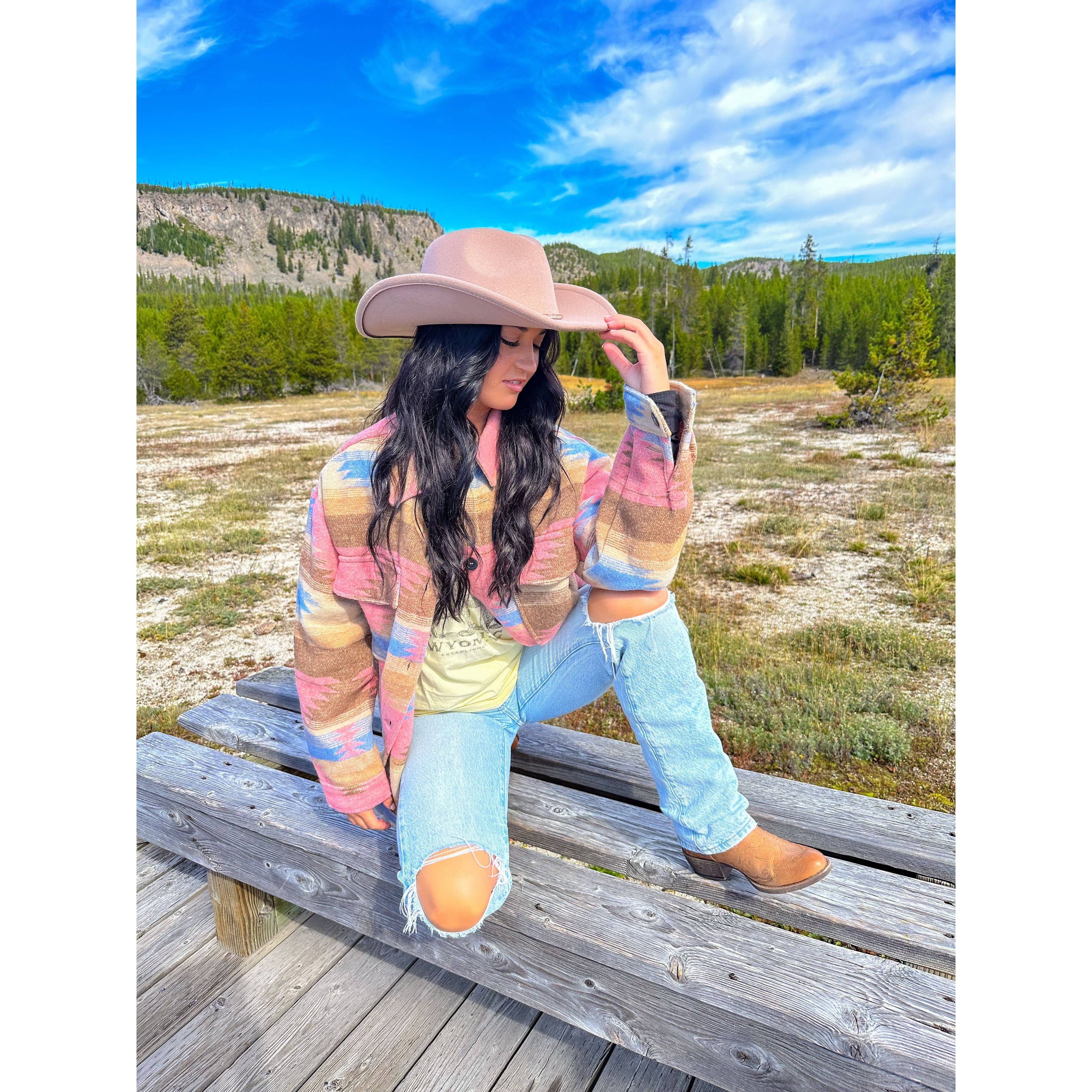 C.C Beanie – wholesale Cowboy Hat – Women’s – Reno Vegan Fabric Cowboy Hat VCC00678