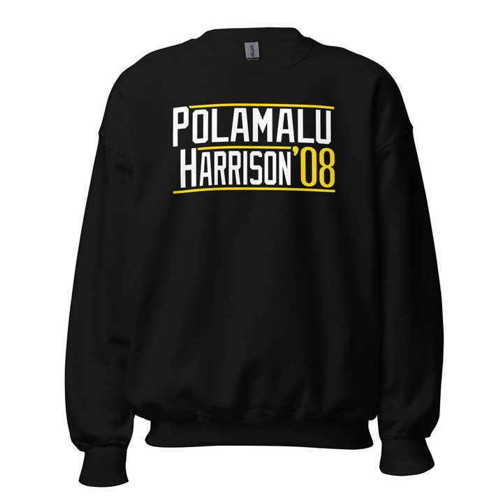 Polamalu Harrison '08 - Crewneck Sweatshirt for wholesale by Yinzylvania