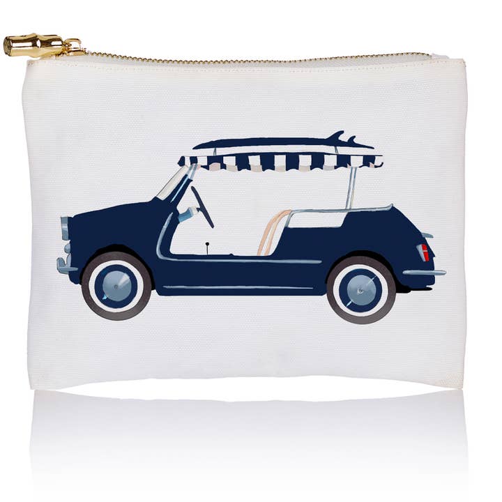 Flat Zip - Navy Beach Cruiser - Custom for wholesale by Toss Designs