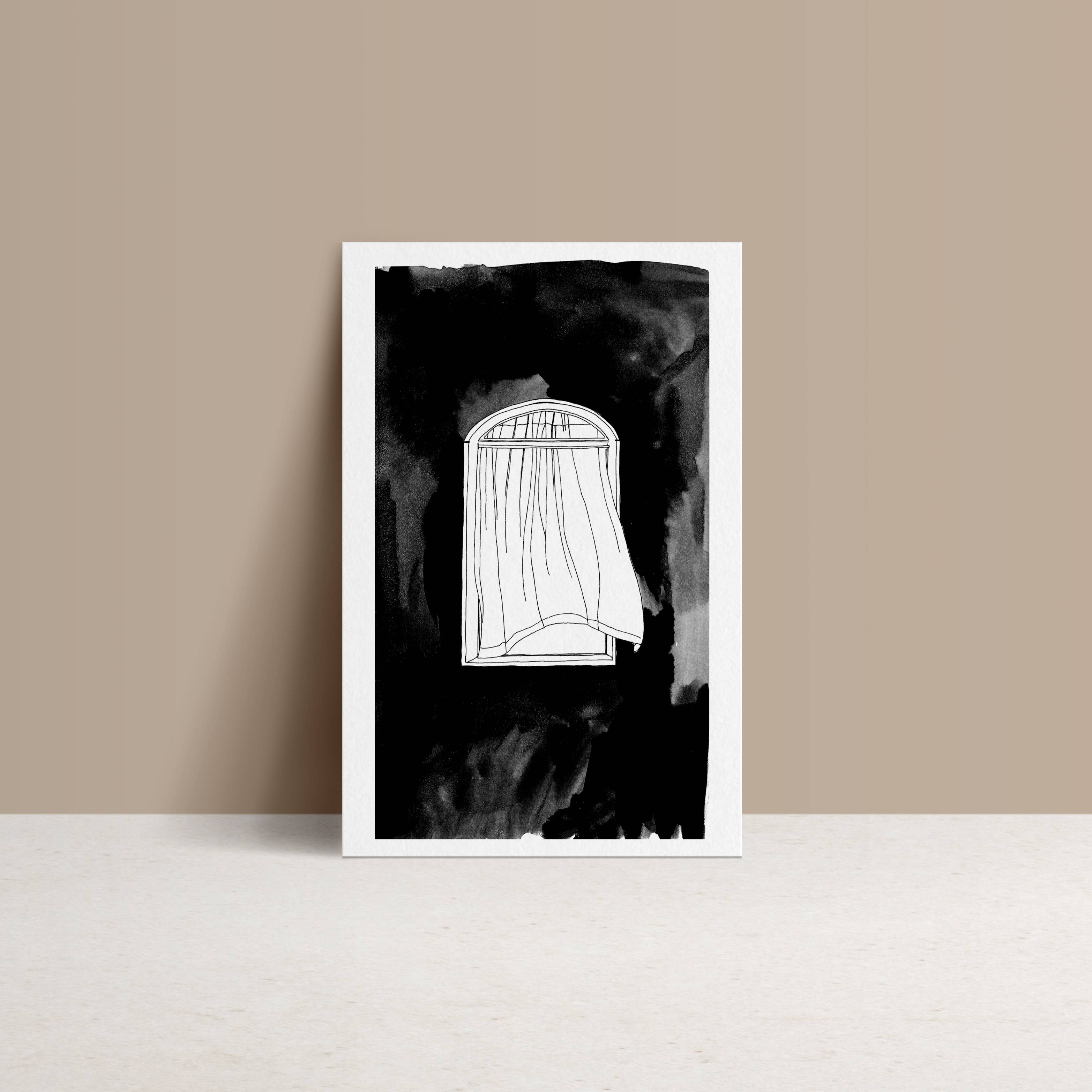 monocotylédone - Wholesale Everyday Greeting Card - Breeze Light Kraft Double Card and Envelope1