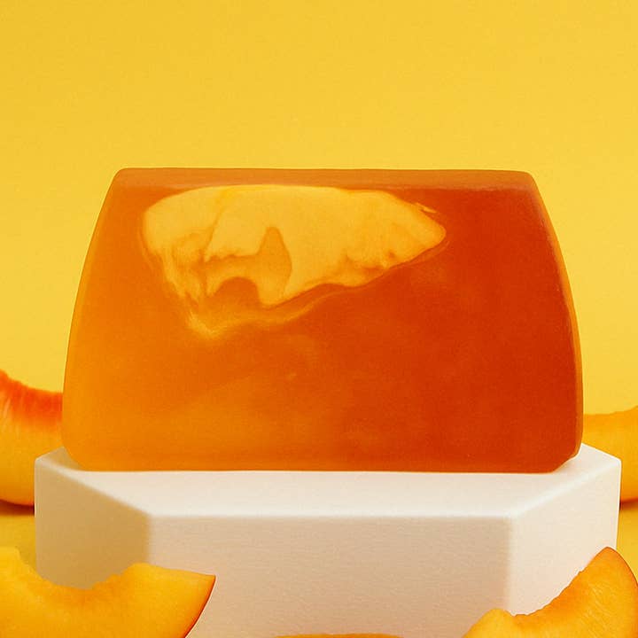 White Peach Soap Slice x10 for wholesale by Palais des aromes
