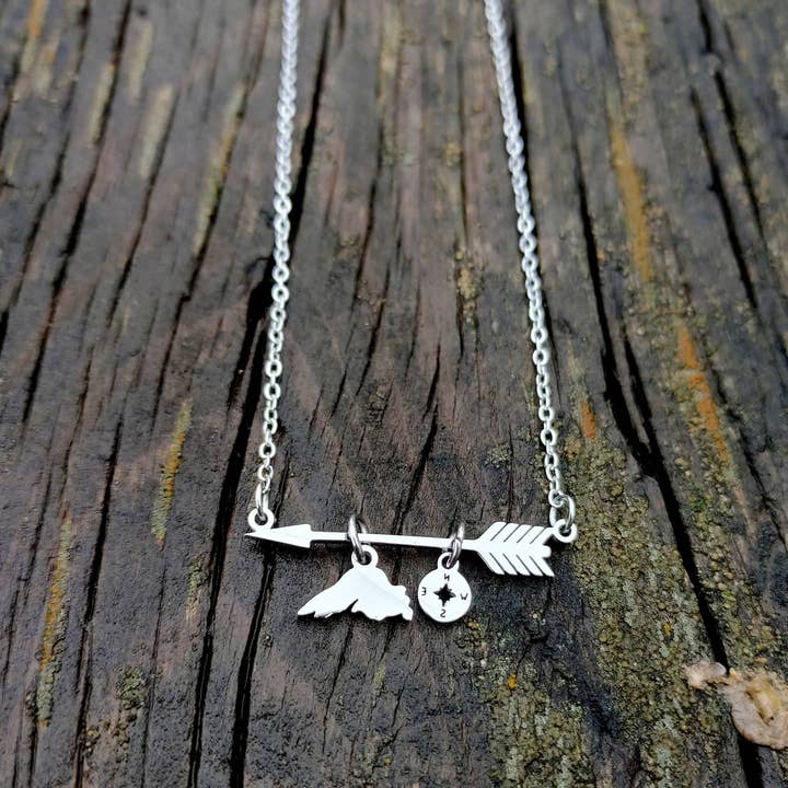 Art Factory LLC - Wholesale Pendant/Charm Necklace - Lake Superior arrow necklace 2