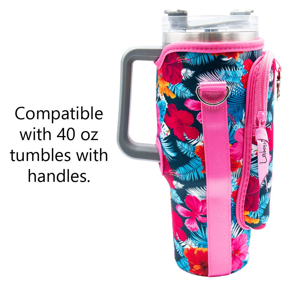 Laberri - Wholesale Crossbody Bag - Women's - 40 oz Tumbler "Handle" Bag - Hawaiian1