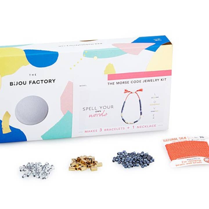 The Morse Code Jewelry Kit for wholesale by The Bijou Factory