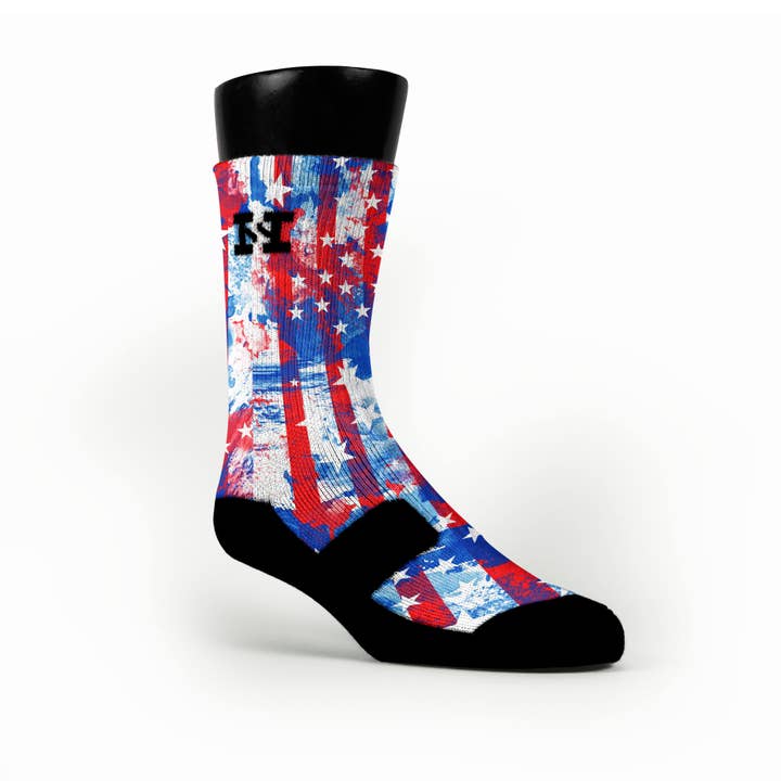 Freedom Latest Unisex Socks from USA Collection for wholesale by HoopSwagg