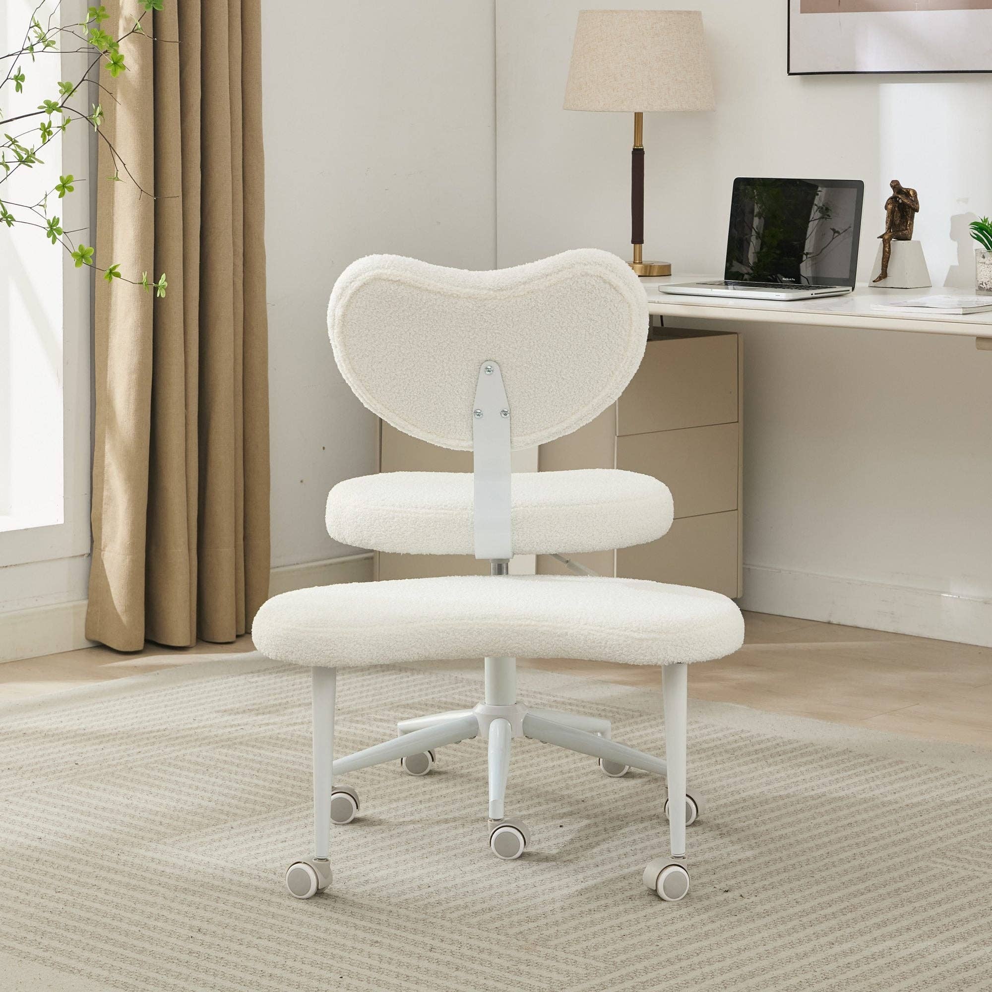 39F Inc. - Wholesale Chair - Meditation Chair Plus with Wheels, Cross Legged Chair, Ivory24