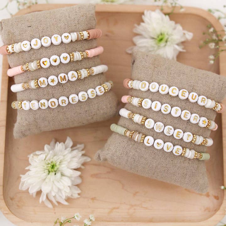 Labelle – wholesale Beaded bracelet – TENDRESSE mantra bracelet