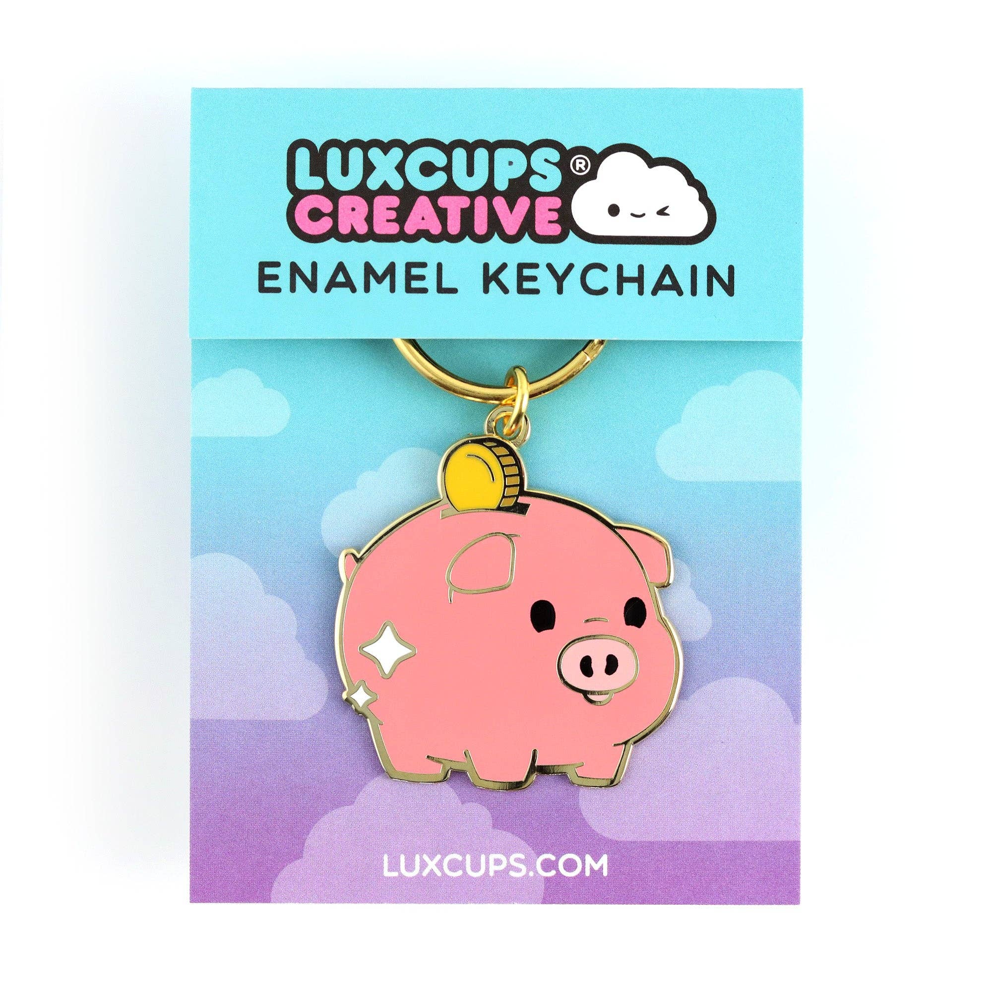 LuxCups Creative - Wholesale Keychain - Unisex - Piggy Bank Keychain1