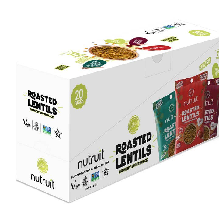 nutruit - Wholesale Nuts - Nutruit Roasted Lentil Snacks (Smoked Barbecue)