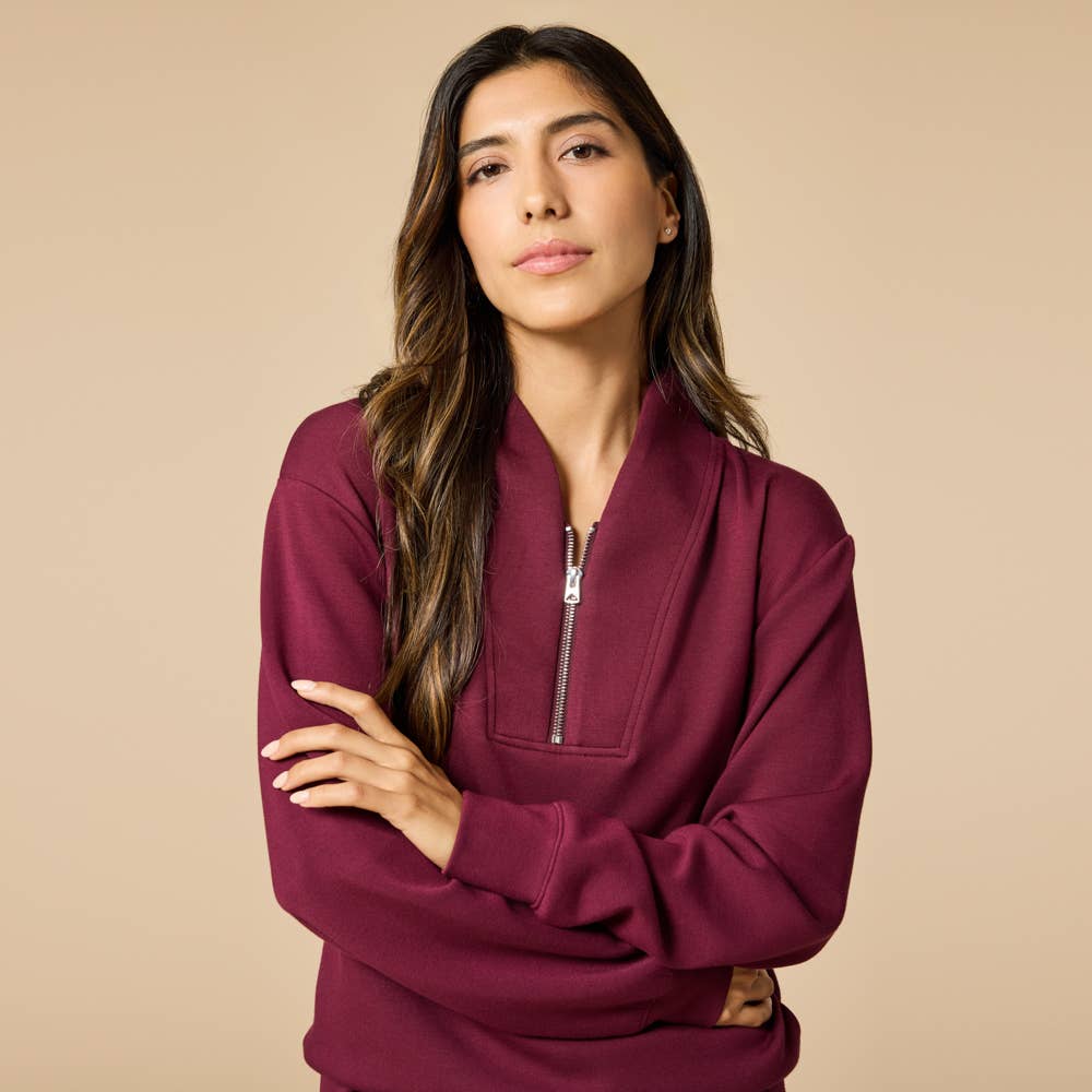 Softies – wholesale Mjukisset – Dam – Athleisure DreamTech 1/4 Zip Jogger Set för kvinnor5