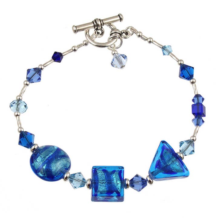 Bracelet SB-535 Cobalt Swirl pour la vente par Andrea Menghetti